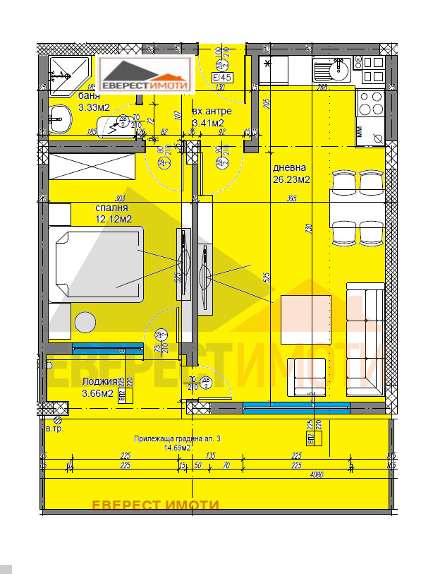 Продава 2-СТАЕН, гр. Пловдив, Южен, снимка 2 - Апартаменти - 55404665