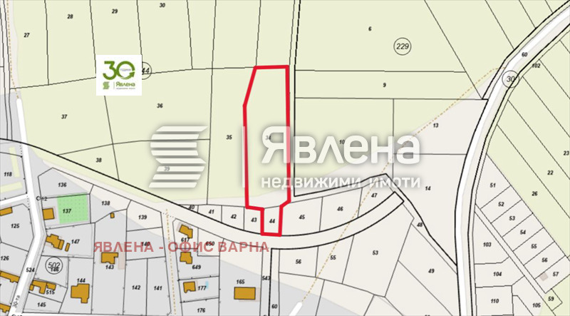 Продава ПАРЦЕЛ, с. Осеново, област Варна, снимка 3 - Парцели - 53651500