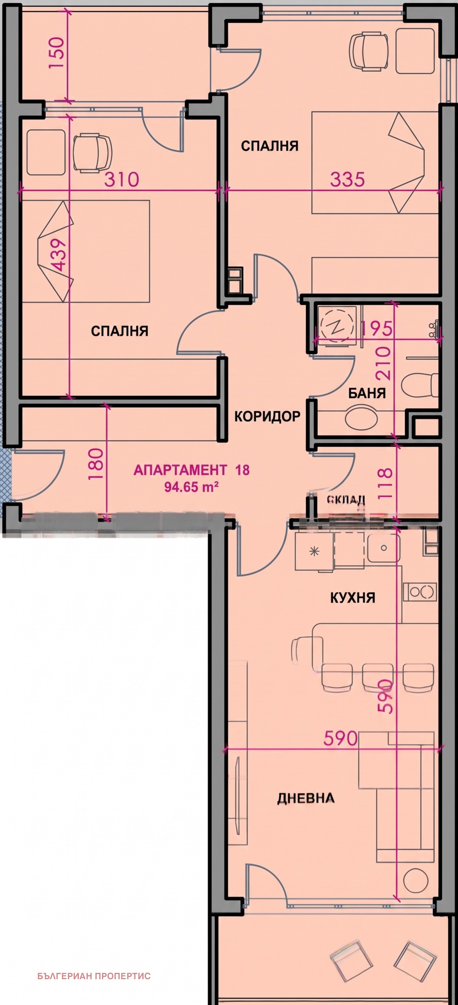 Продава 3-СТАЕН, гр. Поморие, област Бургас, снимка 11 - Апартаменти - 56477897