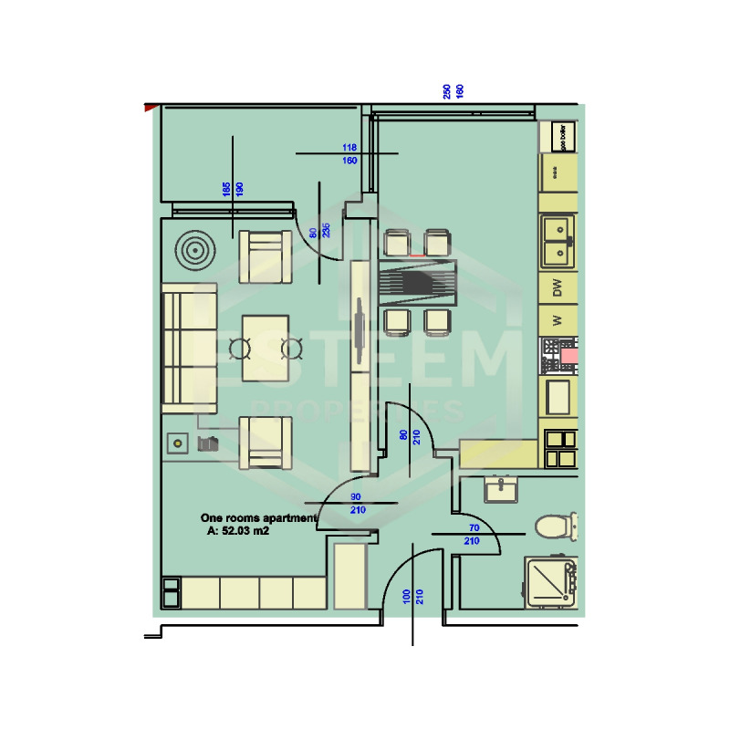 Продава 1-СТАЕН в град Русе, Дружба 1 - 65 кв.м / 88 000 € » 172 113.04 лв., ЕСТИЙМ ПРОПЪРТИС