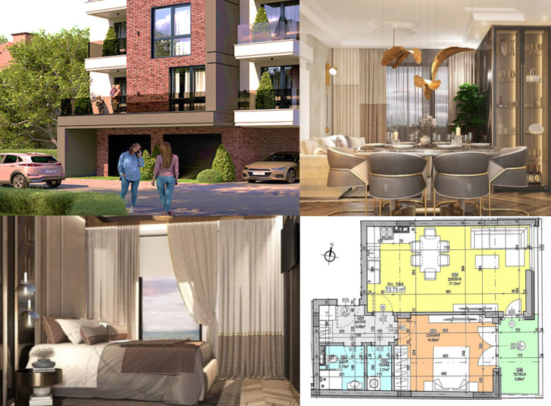 Na sprzedaż  1 sypialnia Sofia , Lewski , 90 mkw | 95632024