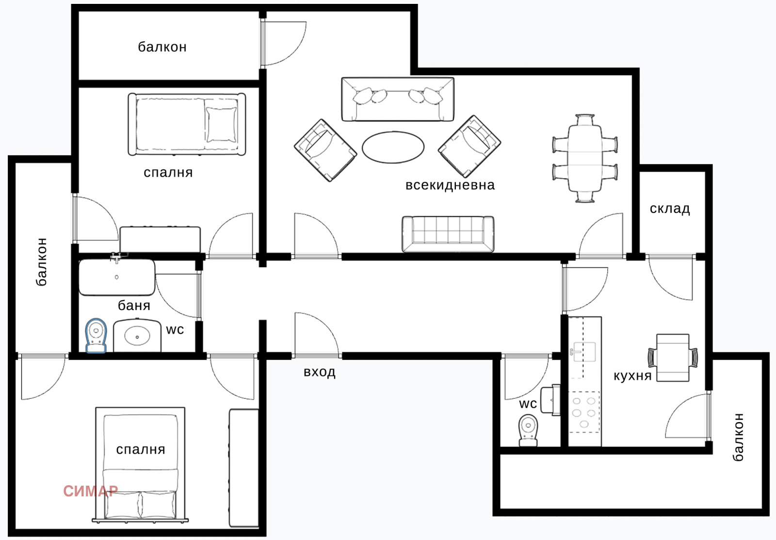 Продава 3-СТАЕН, гр. София, Лозенец, снимка 16 - Апартаменти - 53807176