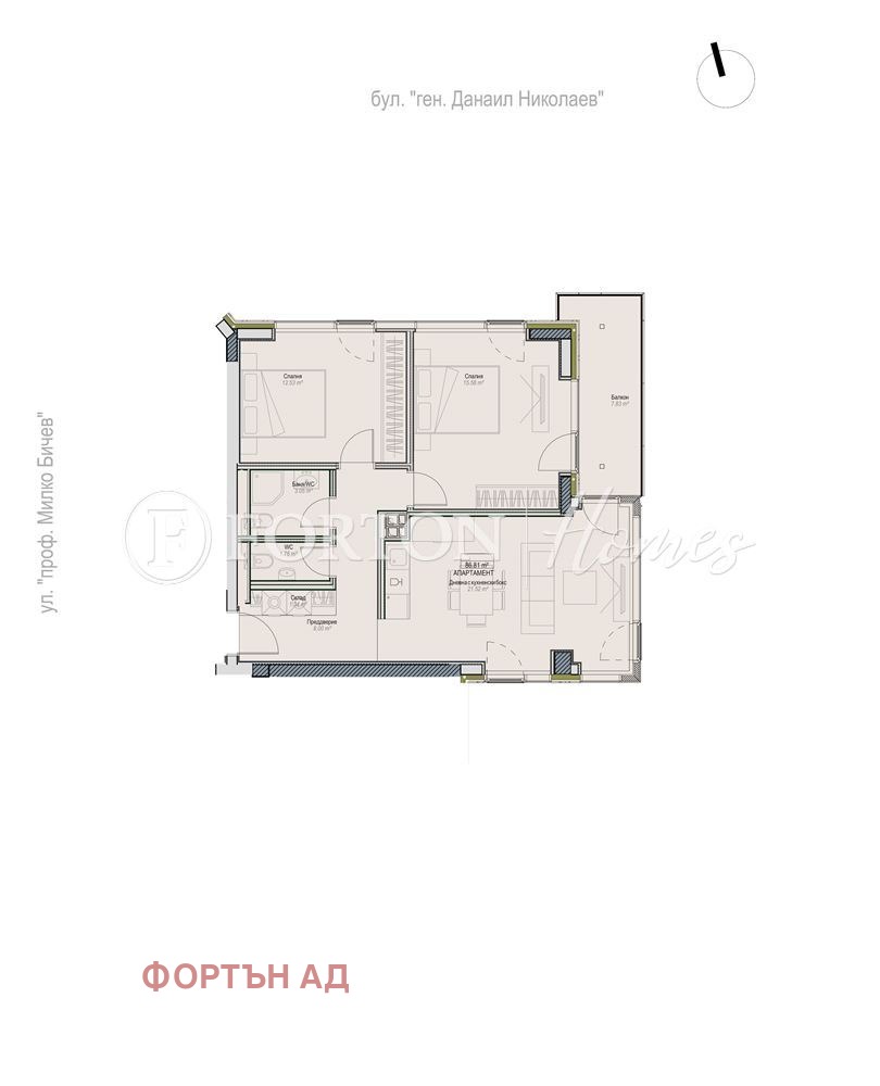 Продава 3-СТАЕН, гр. София, Оборище, снимка 2 - Апартаменти - 54613652