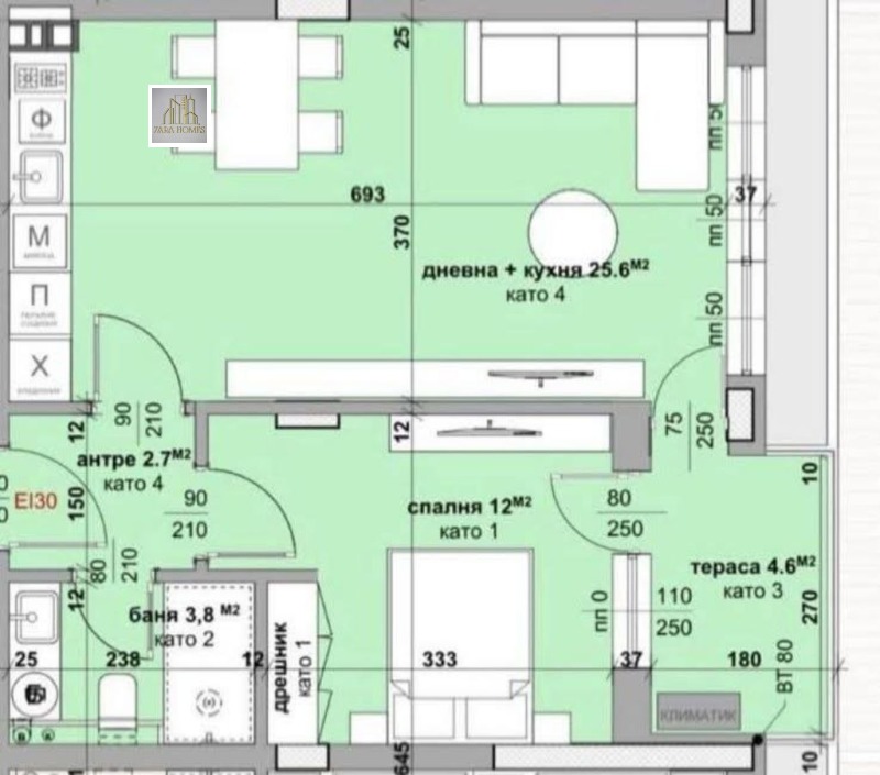 Продава 2-СТАЕН, гр. Стара Загора, Самара 3, снимка 5 - Апартаменти - 53174106