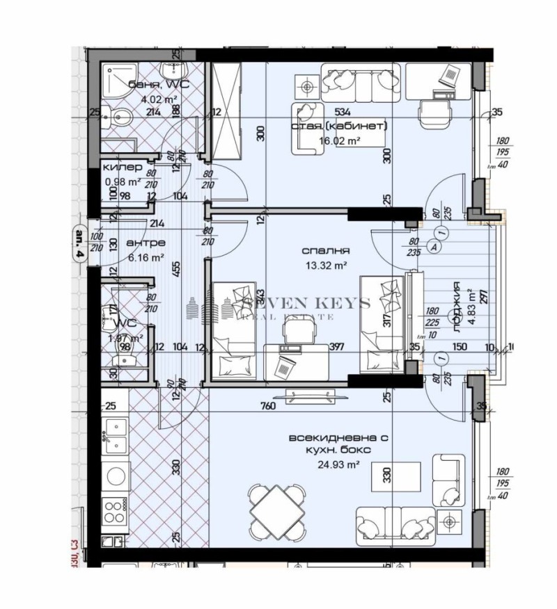 Продава  3-стаен град Варна , Младост 1 , 102 кв.м | 57305782 - изображение [2]