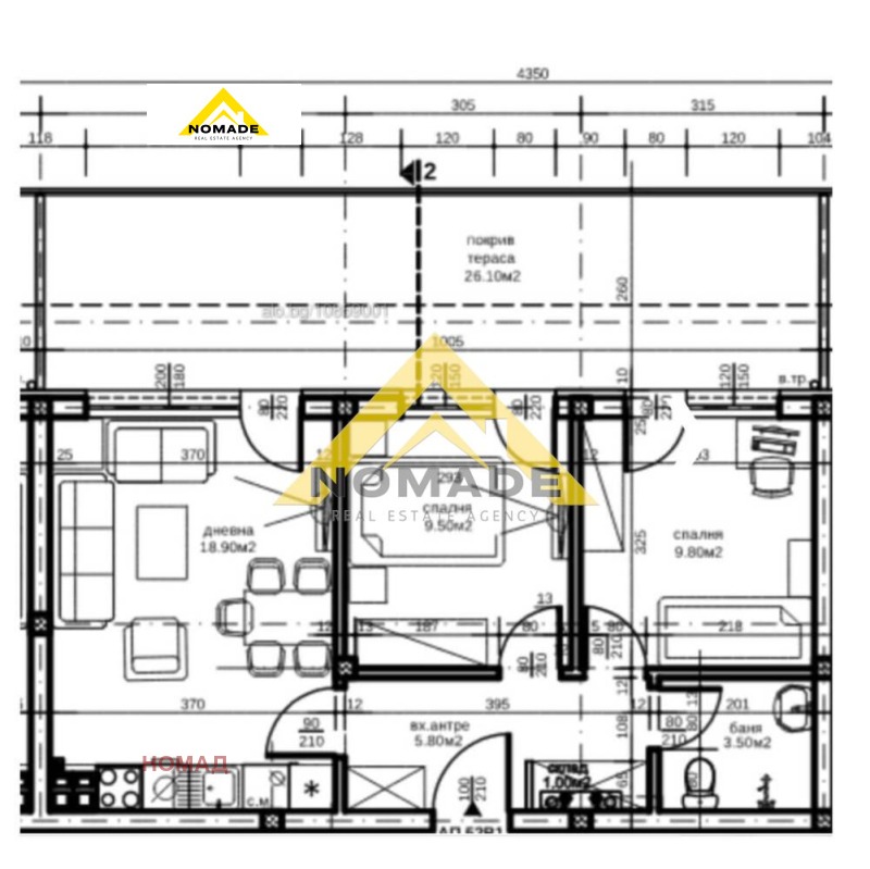 Продава 3-СТАЕН, гр. Пловдив, Южен, снимка 13 - Апартаменти - 53185400