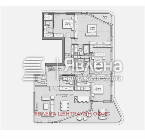 Продава МНОГОСТАЕН, гр. София, Витоша, снимка 2 - Апартаменти - 53425727