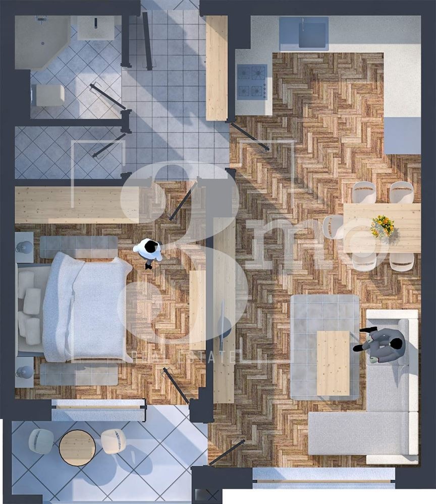 Продава 2-СТАЕН, гр. София, Дружба 2, снимка 6 - Апартаменти - 54541430