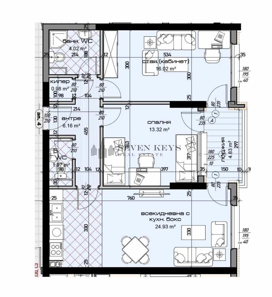 Продава 3-СТАЕН, гр. Варна, Младост 1, снимка 2 - Апартаменти - 50383296