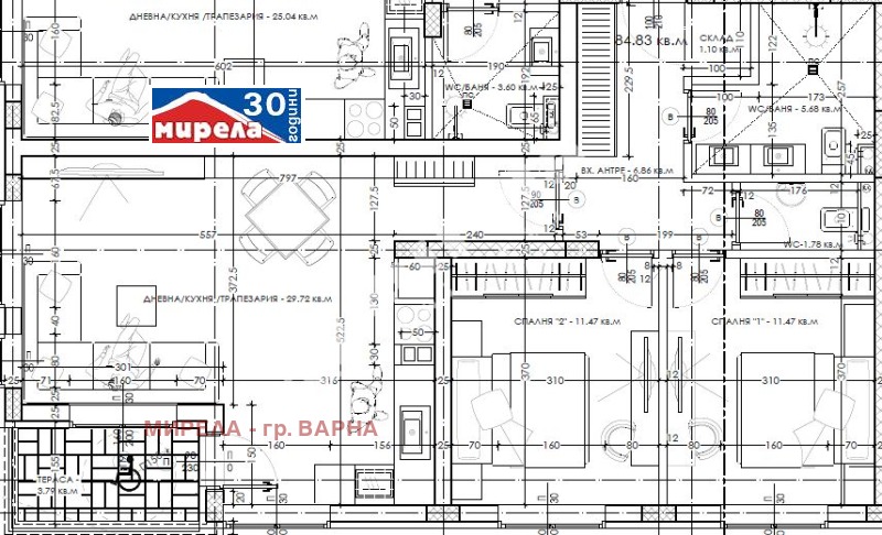 Продава 3-СТАЕН, гр. Варна, Изгрев, снимка 1 - Aпартаменти - 49490844