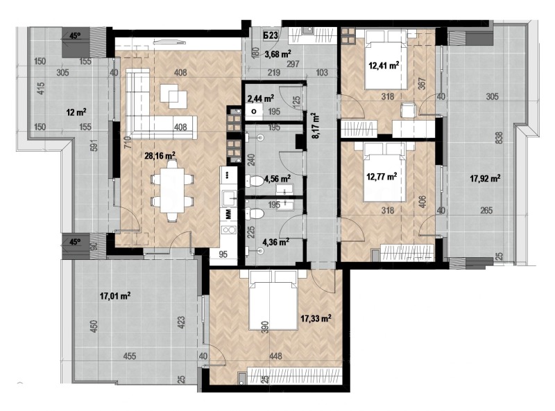 Продава 4-СТАЕН, гр. София, Кръстова вада, снимка 2 - Апартаменти - 52483039