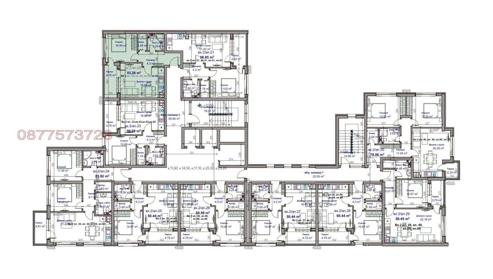 Продава 2-СТАЕН, гр. Варна, Младост 1, снимка 17 - Апартаменти - 55912247