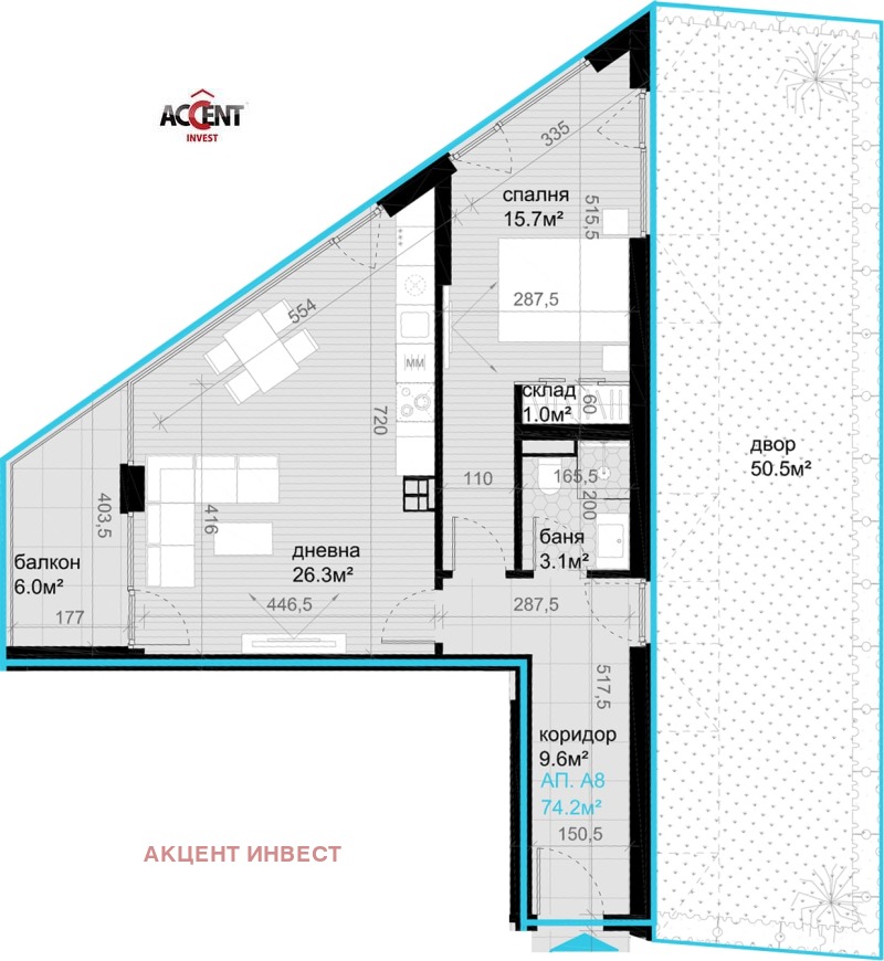 Продава 2-СТАЕН, гр. Варна, м-т Евксиноград, снимка 3 - Апартаменти - 53084841