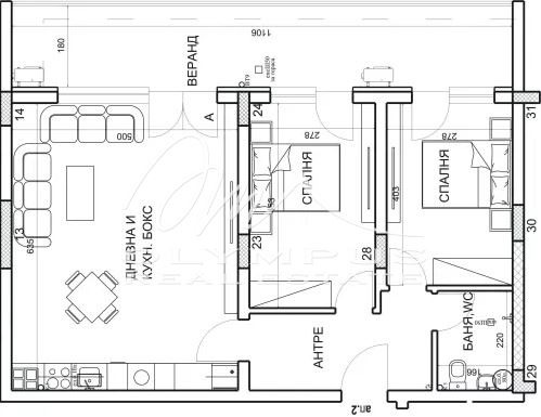 In vendita  2 camere da letto Plovdiv , Mladegki Halm , 87 mq | 21291820 - Immagine [2]