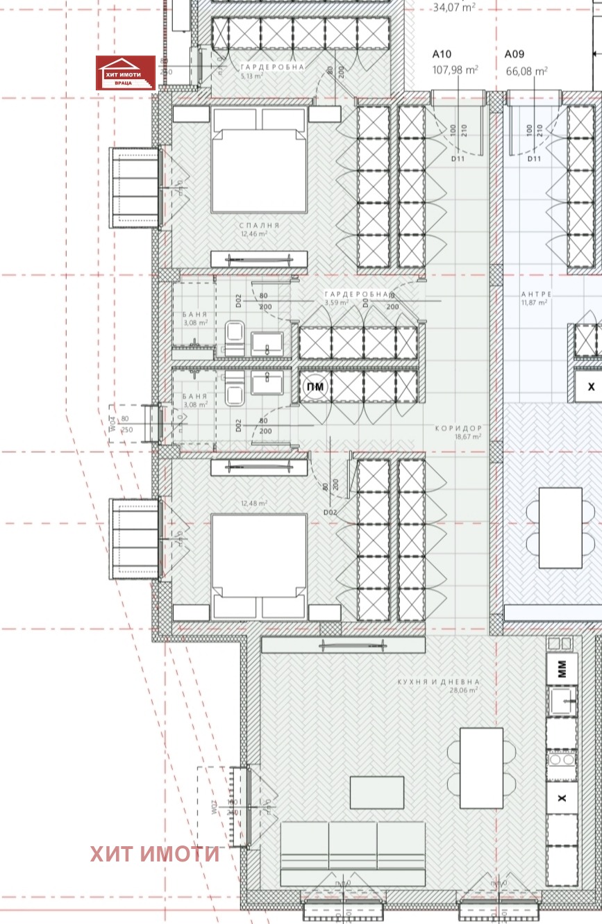 Продава 3-СТАЕН, гр. Враца, Река Лева