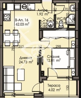 Продава 3-стаен град Бургас Изгрев - [1] 