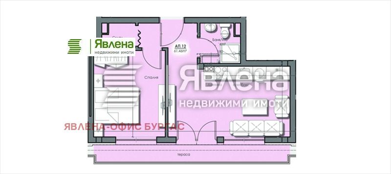 Продава  2-стаен град Бургас , Сарафово , 62 кв.м | 77433938 - изображение [6]