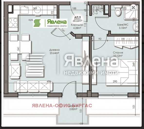 Продава  2-стаен град Бургас , Сарафово , 69 кв.м | 77433938 - изображение [8]