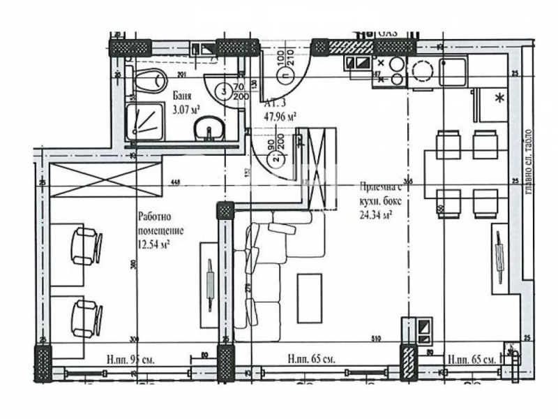 En venta  1 dormitorio Sofia , Manastirski livadi , 55 metros cuadrados | 86594941 - imagen [4]