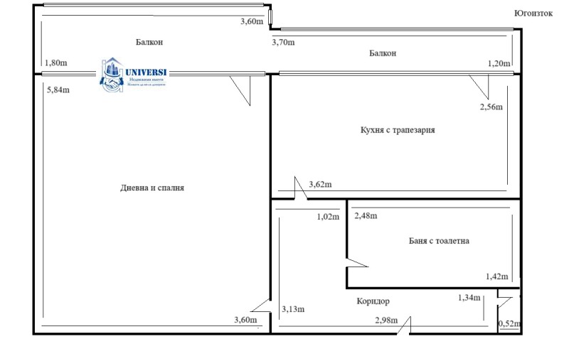 Eladó  1 hálószoba Sofia , Ljulin 4 , 50 négyzetméter | 84882783 - kép [10]