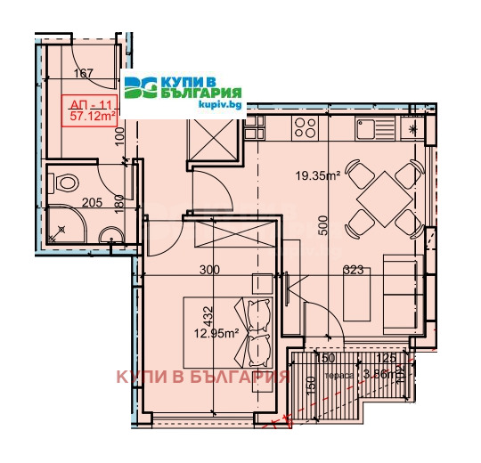 Продава 2-СТАЕН, гр. Варна, Левски 1, снимка 2 - Апартаменти - 52813489