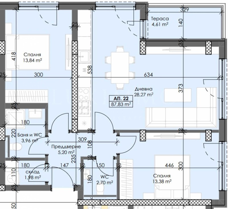 Продава  3-стаен град Пловдив , Тракия , 108 кв.м | 42465461 - изображение [2]