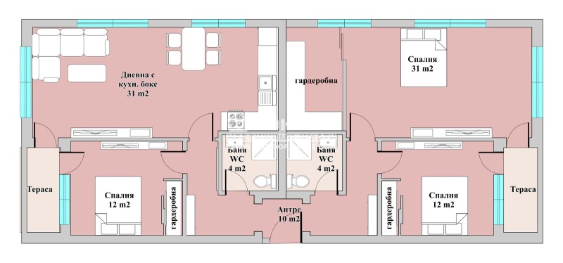 Продава  Многостаен град Пловдив , Тракия , 148 кв.м | 98094668 - изображение [4]