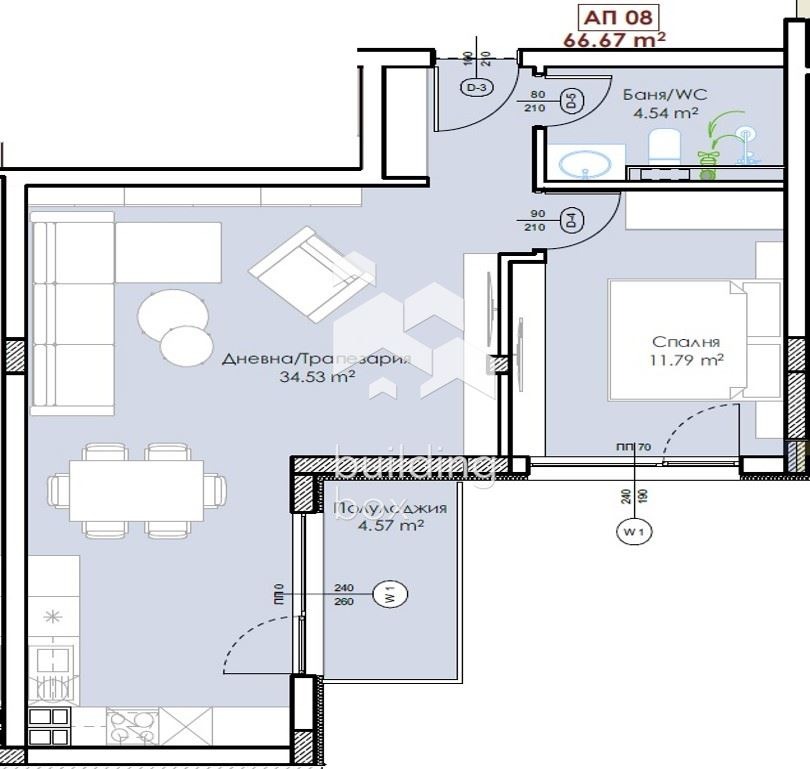 Продава 2-СТАЕН, гр. Пловдив, Кючук Париж, снимка 5 - Апартаменти - 55184250