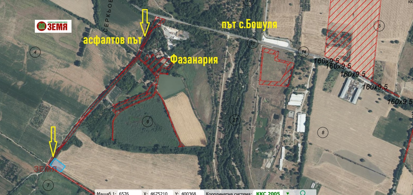 Продава ПАРЦЕЛ, гр. Пазарджик, Устрем