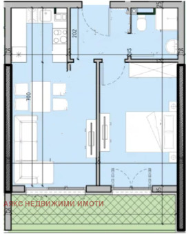 1 спаваћа соба Малинова долина, Софија 1