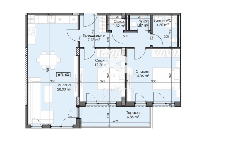 Na prodej  2 ložnice Plovdiv , Trakija , 108 m2 | 62285451 - obraz [7]