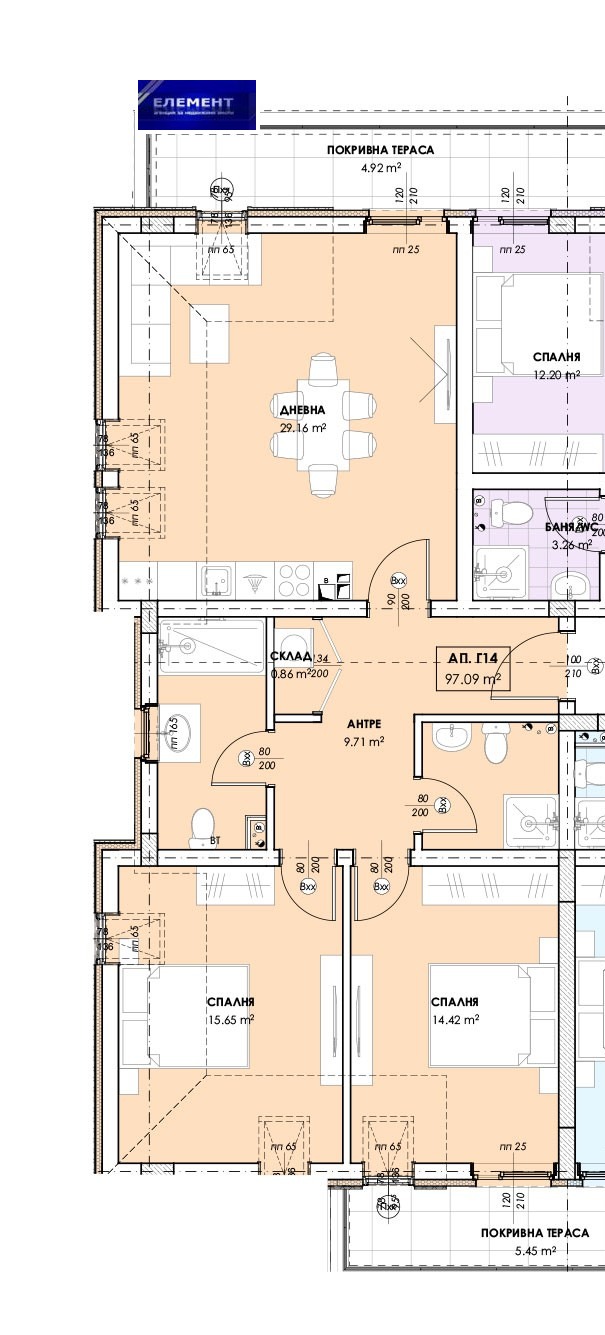 Продава 3-СТАЕН, гр. Пловдив, Остромила, снимка 15 - Апартаменти - 53292701