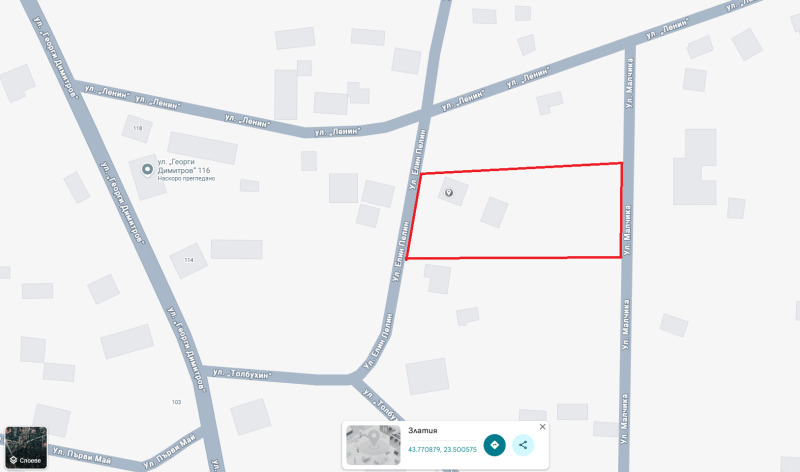 Продава ПАРЦЕЛ, с. Златия, област Монтана, снимка 2 - Парцели - 52780659