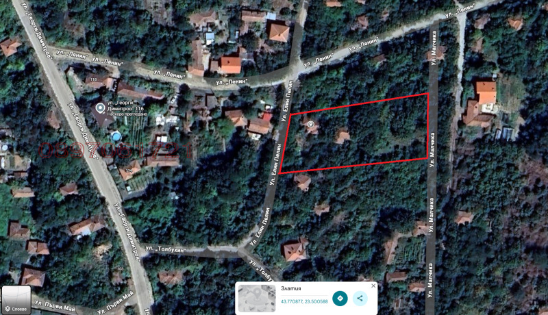 Продава ПАРЦЕЛ, с. Златия, област Монтана