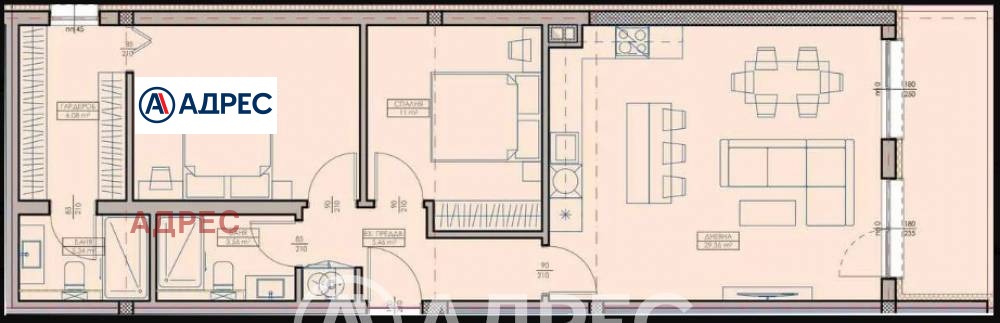 Продава 3-СТАЕН, гр. Варна, Кайсиева градина, снимка 4 - Апартаменти - 53900946