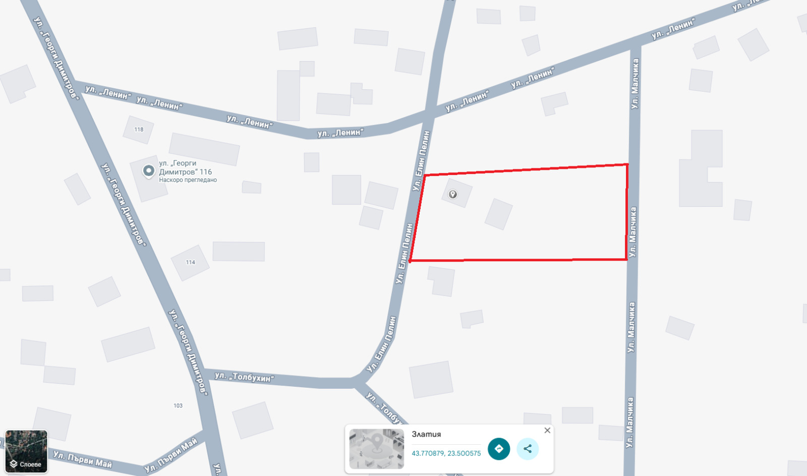 Продава ПАРЦЕЛ, с. Златия, област Монтана, снимка 2 - Парцели - 53614913