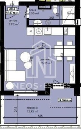 Продава 1-СТАЕН, гр. Созопол, област Бургас, снимка 7 - Апартаменти - 52837883