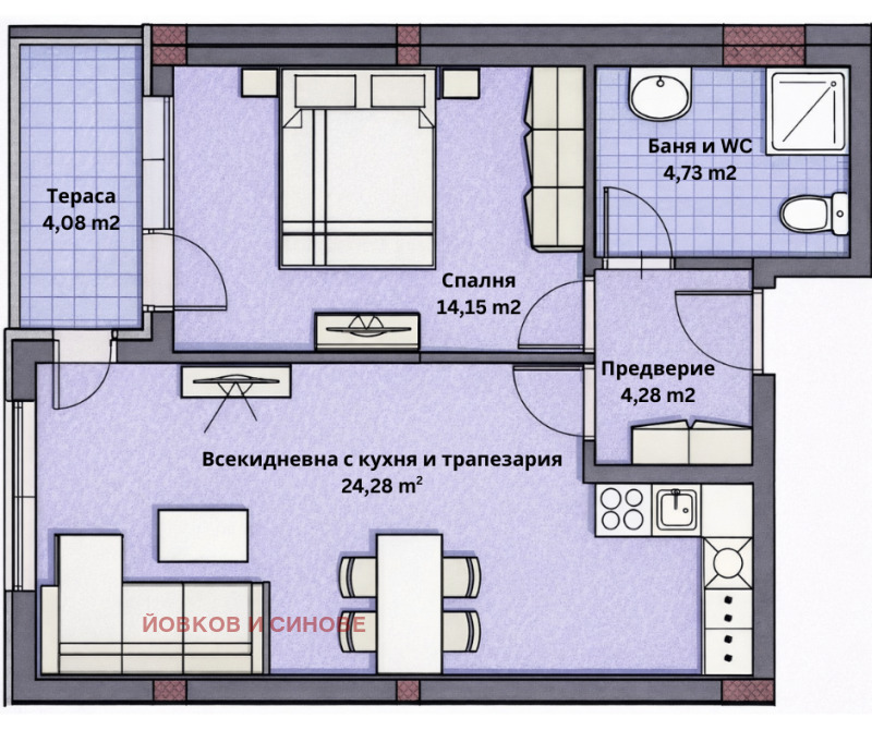 Продава 2-СТАЕН, гр. Пловдив, Кючук Париж, снимка 2 - Апартаменти - 53313061
