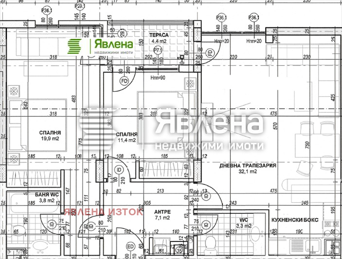 Продава 3-СТАЕН, гр. София, Симеоново, снимка 8 - Aпартаменти - 47427831