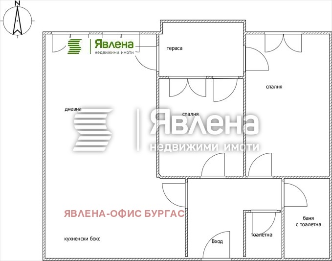 Продава 3-СТАЕН, гр. Бургас, Център, снимка 2 - Aпартаменти - 47767718