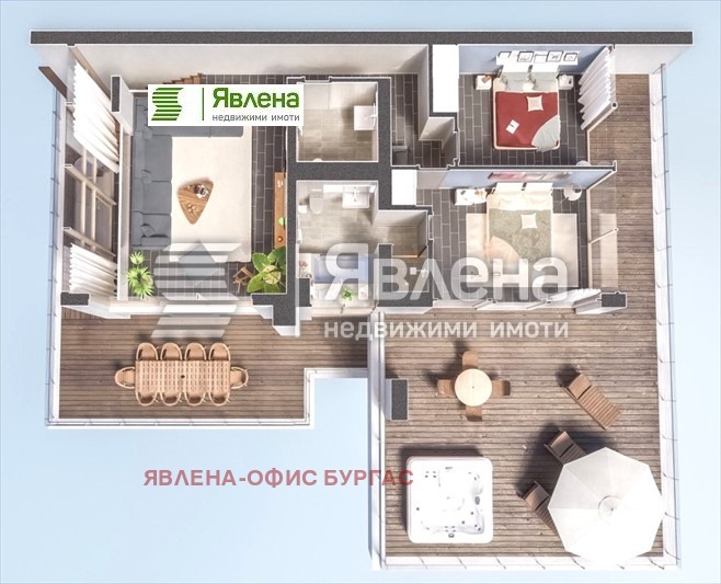 Продава МЕЗОНЕТ, гр. Обзор, област Бургас, снимка 15 - Aпартаменти - 48202801