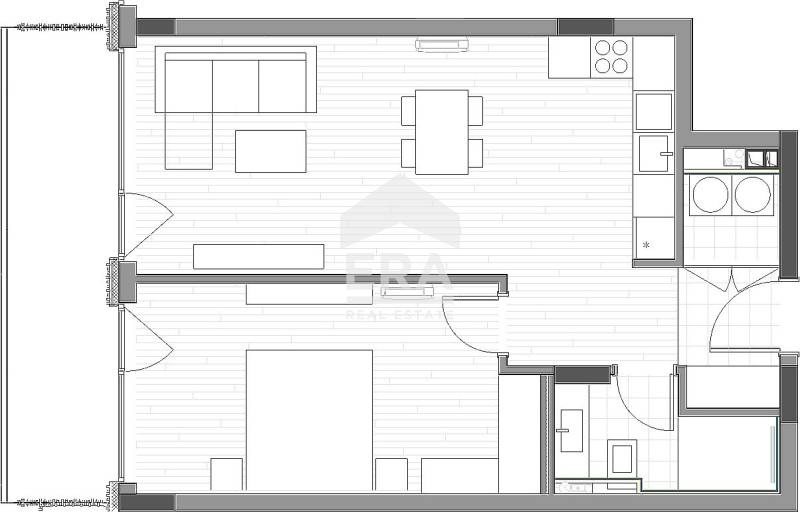 Продаја  1 спаваћа соба Шумен , Пазара , 83 м2 | 58728558 - слика [15]