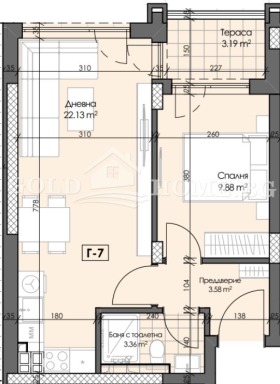 1 hálószoba Gagarin, Plovdiv 9