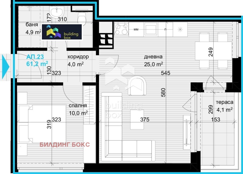 Na prodej  1 ložnice Varna , Asparuchovo , 69 m2 | 89785317 - obraz [3]