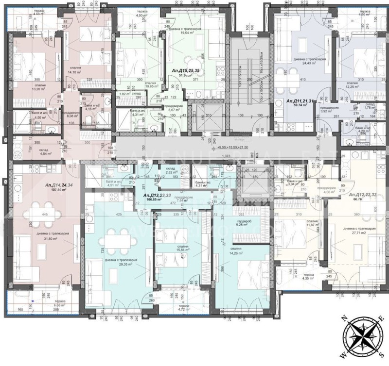 Na sprzedaż  1 sypialnia Plowdiw , Trakija , 126 mkw | 70115549 - obraz [4]