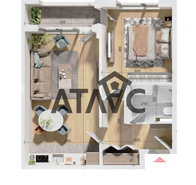 Продава 2-СТАЕН, гр. Пловдив, Тракия