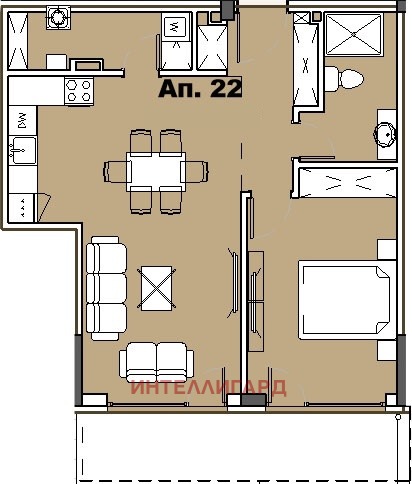 Продава 2-СТАЕН, гр. София, Карпузица, снимка 15 - Апартаменти - 53912948