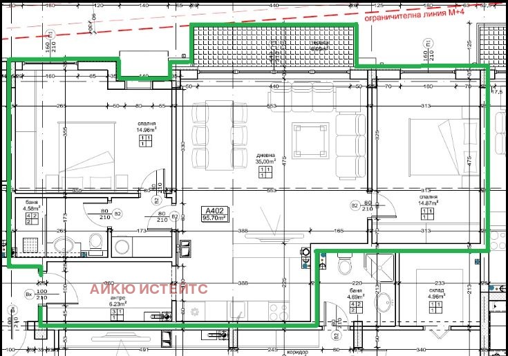 Продава 3-СТАЕН, гр. София, Витоша, снимка 2 - Aпартаменти - 48314500