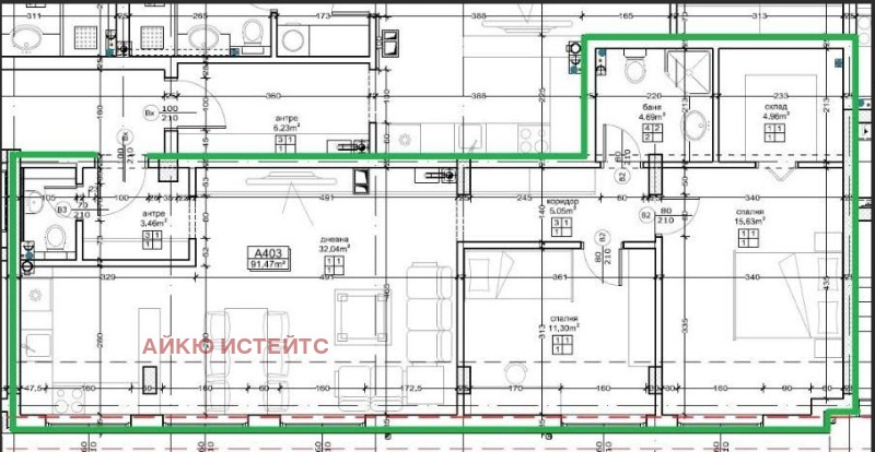 Продава 3-СТАЕН, гр. София, Малинова долина, снимка 2 - Aпартаменти - 49146961