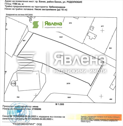 Продава ПАРЦЕЛ, гр. София, гр. Банкя
